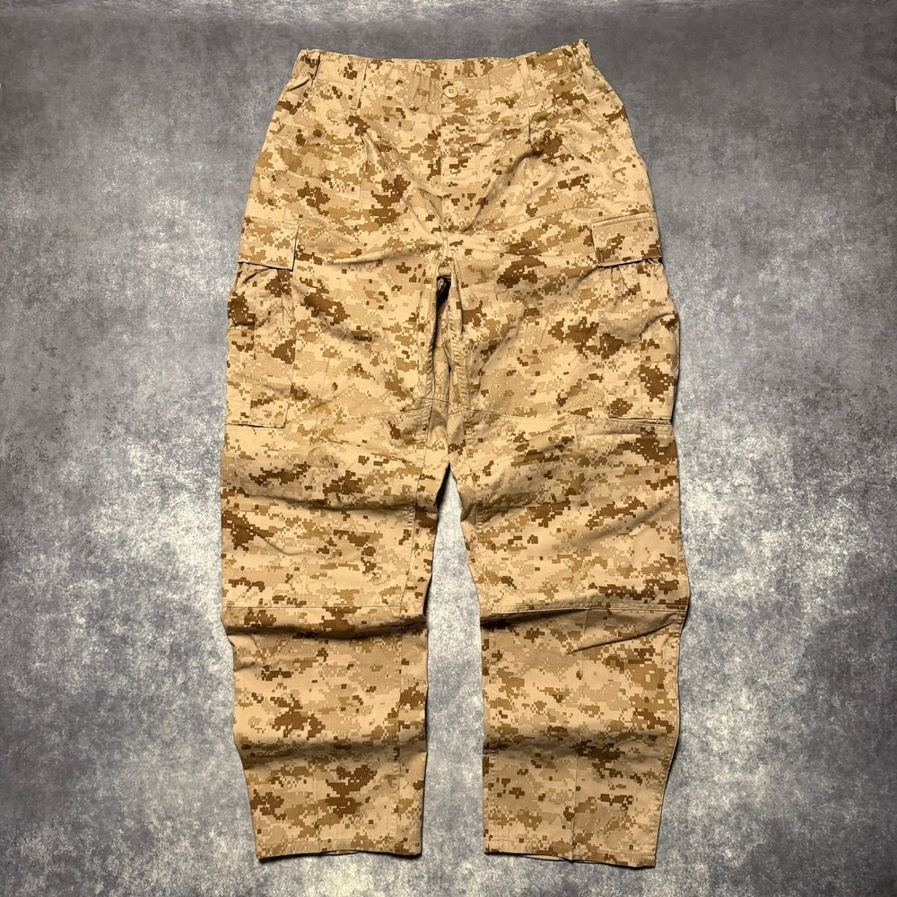 USMC Desert MARPAT Camo MCCUU Trousers Mens Medium Regular Cargo Pants Propper